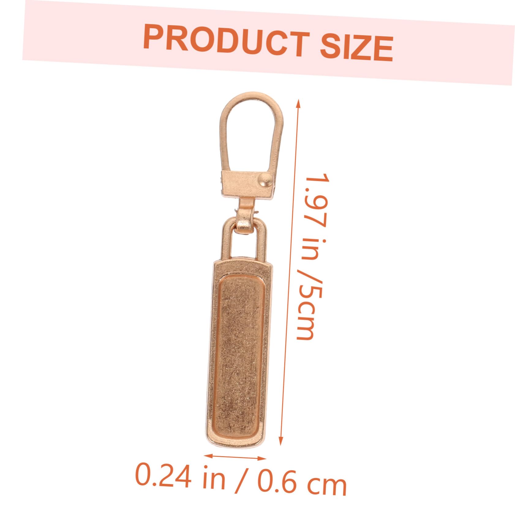 Angoily 20pcs Metal Zipper Head Replacement Kit for Luggage Bags and Clothing Durable Zipper Pulls Backpacks and Suitcases