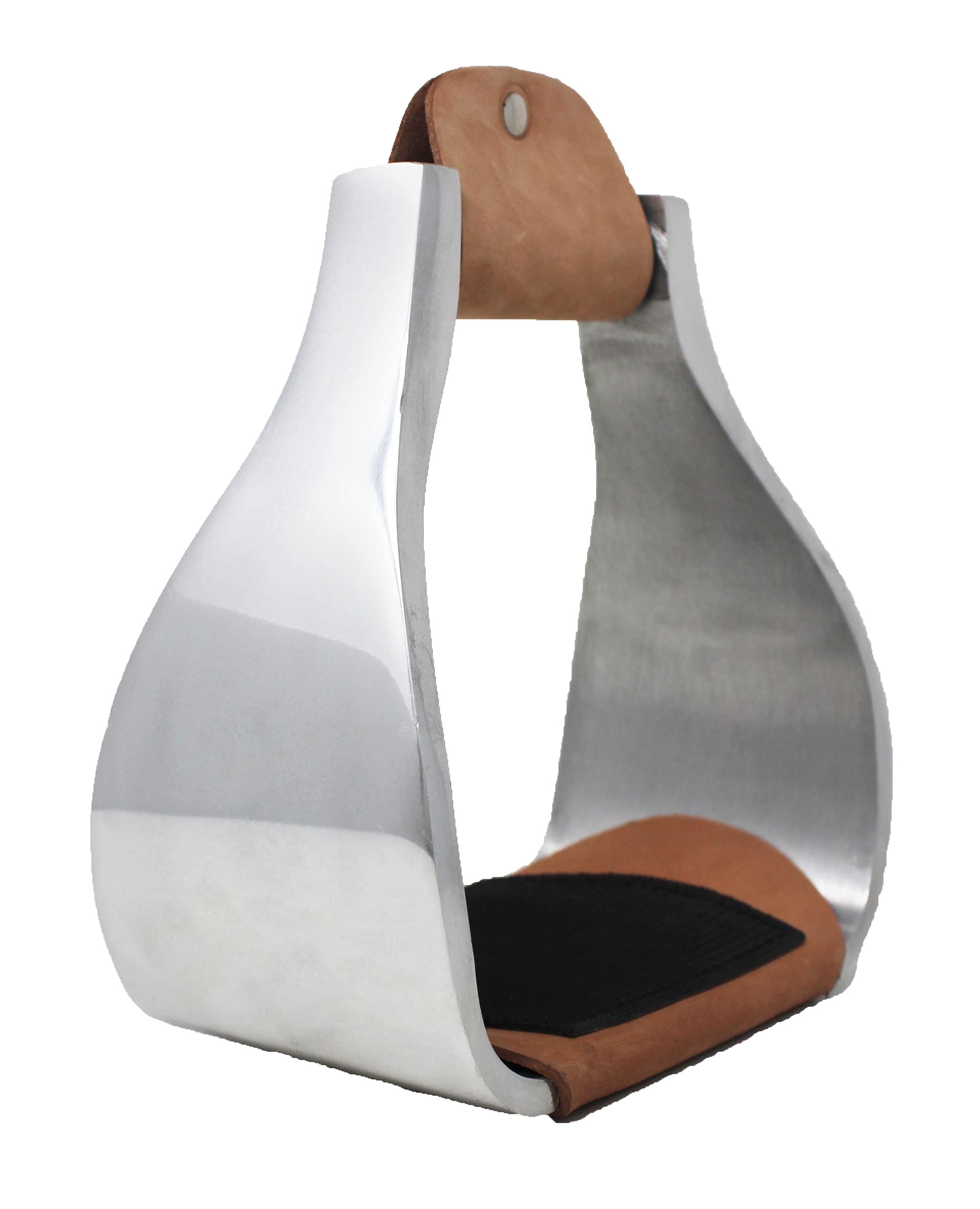 Tough 1 Rawhide Roper Stirrups Light Oil