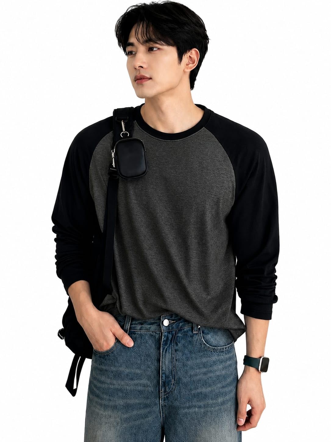 imsa moda Men's Polycotton Round Neck T-Shirt | Full Sleeve Casual T-Shirt for Men | Soft, Breathable Regular Fit for Everyday Wear-picture-48