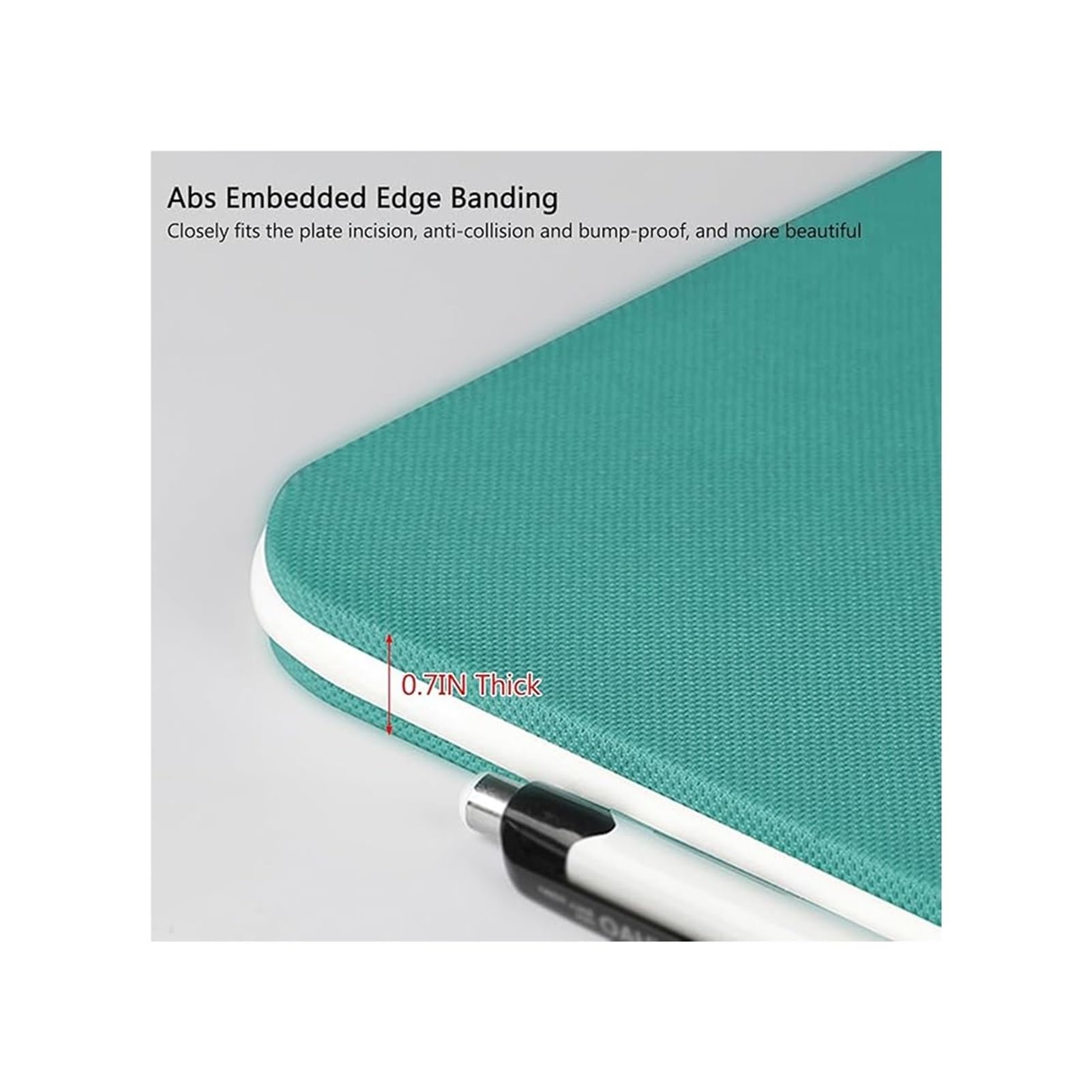 Pannello fonoassorbente da scrivania, per casa, uffici e biblioteche, 90 x 30 cm, colore: verde
