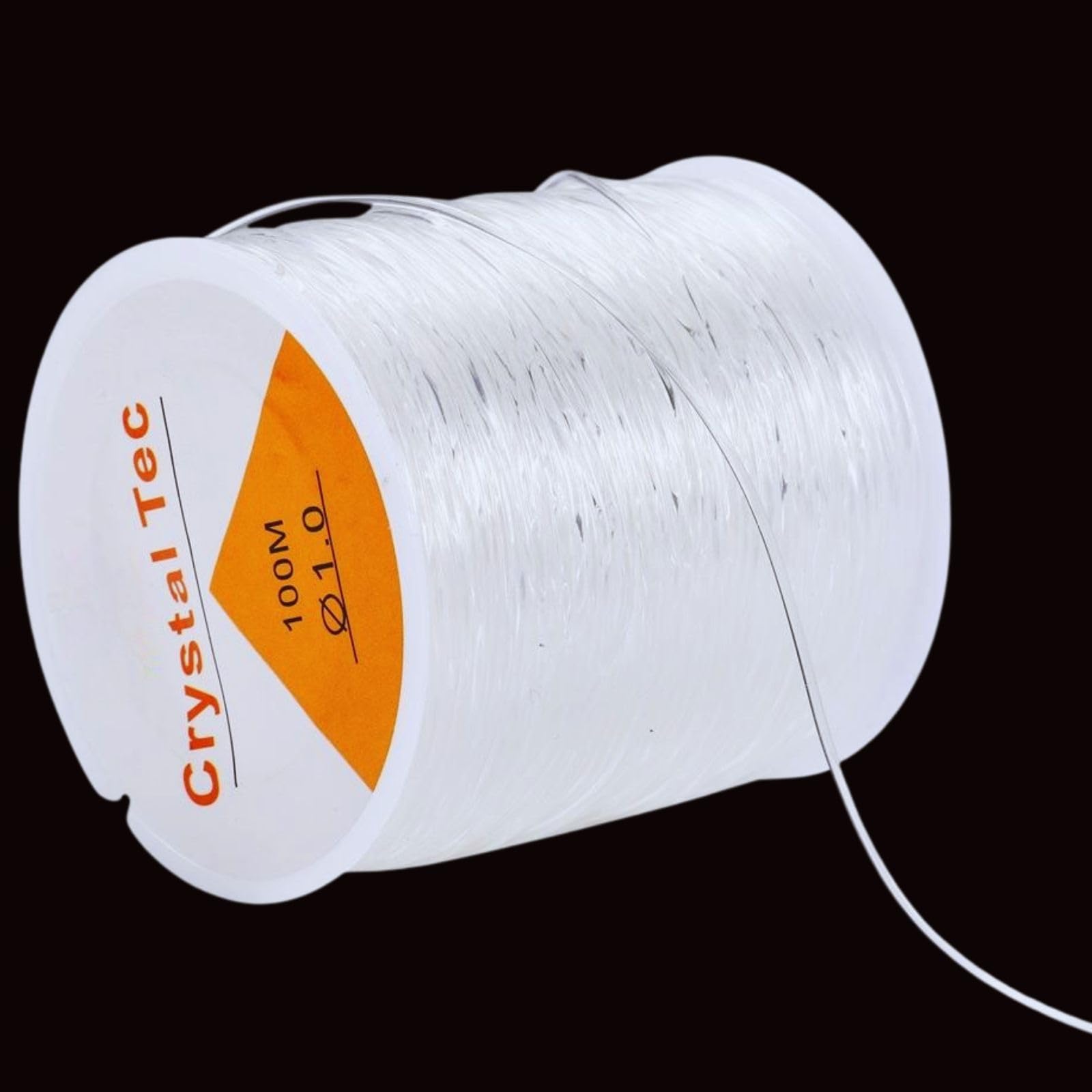 Crystal Clear Stretch Elastic Cord | Transparent Strong Beading Thread for Bracelets, Necklaces, Anklets | Heavy Duty Elastic String for Jewelry Making, DIY Crafts (1 MM – 40 Meter)-image-23