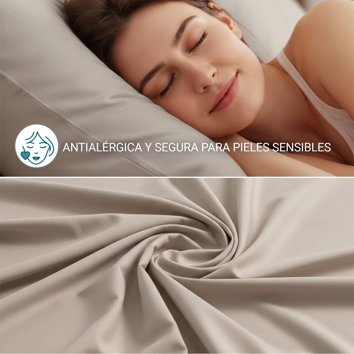 Federa per cuscino 45 x 70 cm Pack 2 100% cotone ipoallergenico
