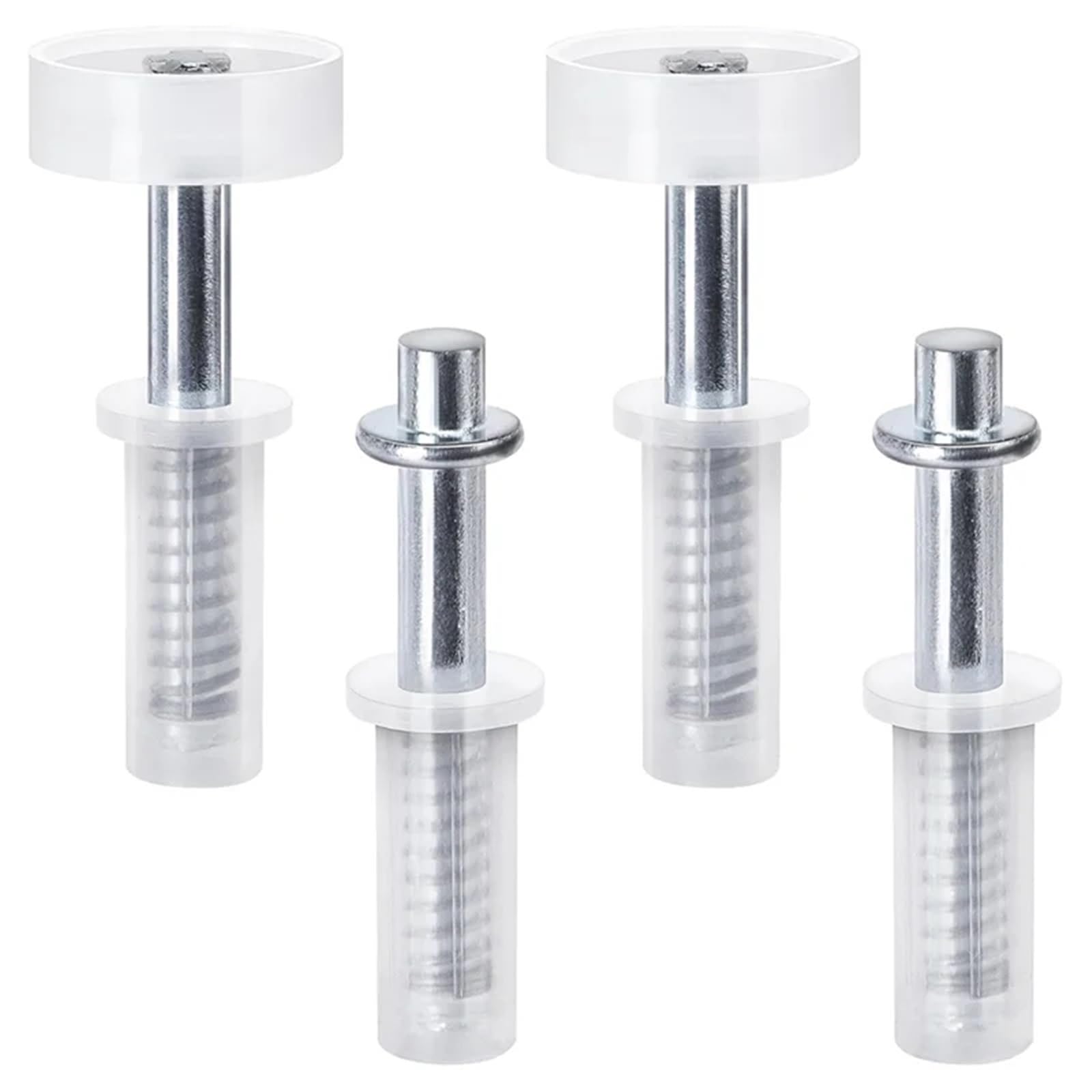 32Pcs Closet Roller Wheel Replacement,Spring Loaded Bifold Door Hardware Kit Bifold Closet Door Repair Kit