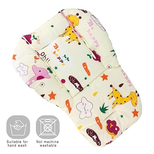 Miniatura 4 de Twoworld - Cojín para silla alta de bebé, transpirable, para asiento