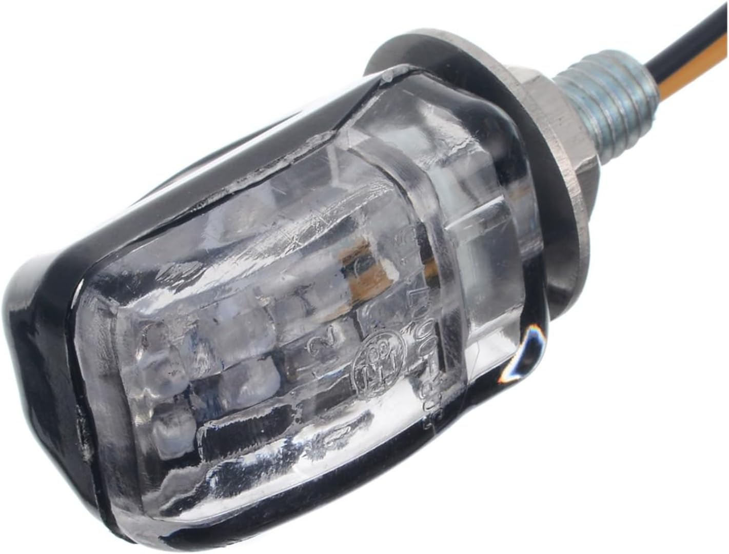 Mini uniwersalne wskaźniki Dla Kierunkowskazy motocyklowe 4 szt. 12 V bursztynowe diody LED do motocykli terenowych Dla Mini kierunkowskaz