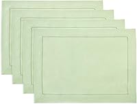 Vista 109 de Solino Home - Camino de mesa de lino con punto vainica, manteles individuales y servilletas