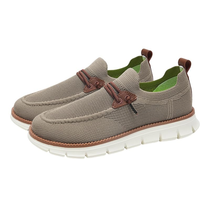 Mens Casual Loafers Slip On Fashion Walking Dress Business Oxfords Lightweight Soft Sole Classic Lace Up Comfortable