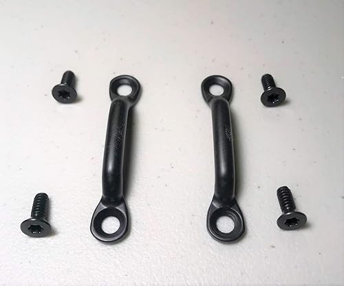 2 correas de límite de puerta con tornillos Torx utilizados para todos los Jeep Wranglers de 1976 a 2006 / modelos CJ, YJ y TJ