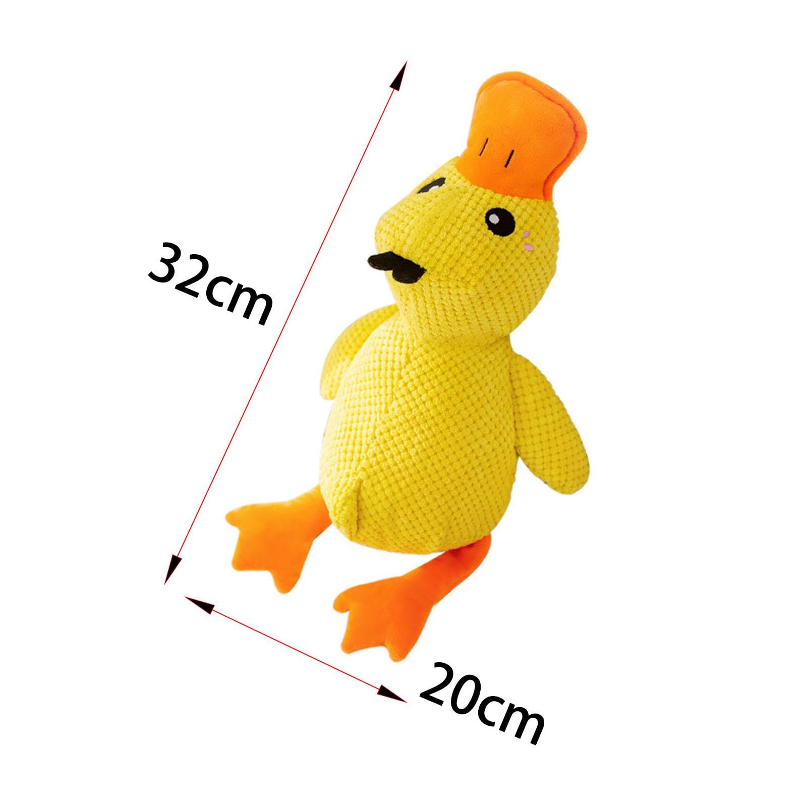 MagiDeal Mellow Dog Ente, Beruhigungs-Entenspielzeug für Hunde, Quietschspielzeug für Hunde, Spielzeug Mellow Dog Beruhigungs-Ente Mellow Dog Beruhigungskissen, 32cmx20cm