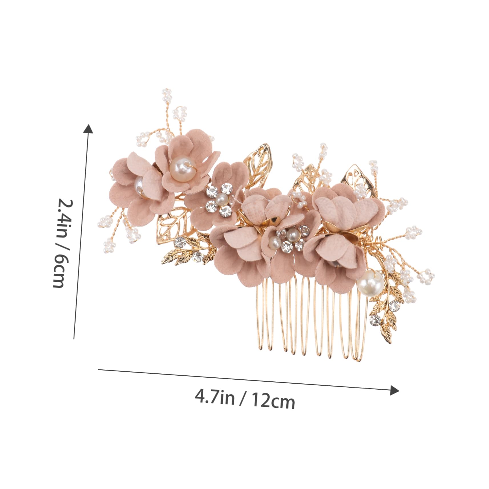 FRCOLOR 9stücke Braut Haarschmuck Mit Wasserstein Blumen Haarspangen Für Hochzeiten Und Besondere Anlässe Eleganter Haarkamm Für Bräute Und Brautjungfern