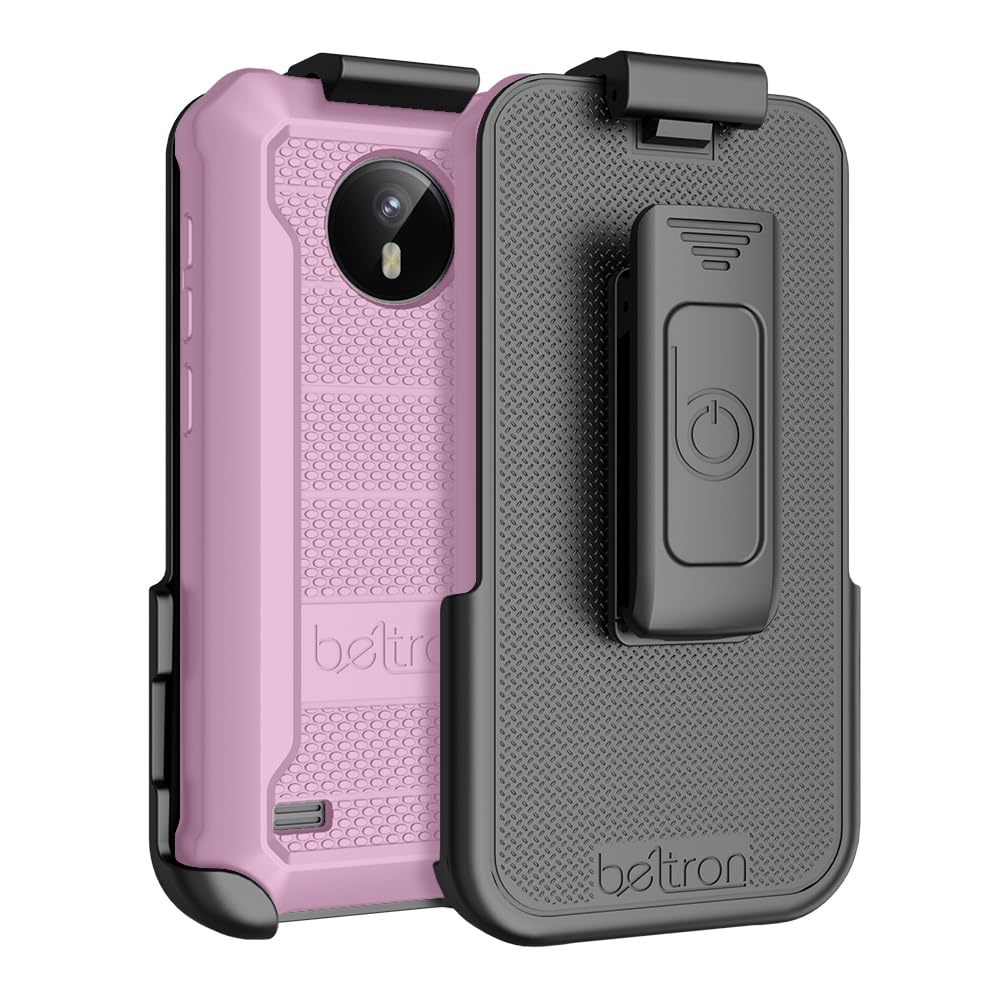 BELTRON Omnipod 5 Case with Belt Clip, Slim Protective Grip Case with Reinforced Technology Designed to Protect Omnipod 5 Receiver (Strong & Durable Rotating Clip Case) (Lavender)
