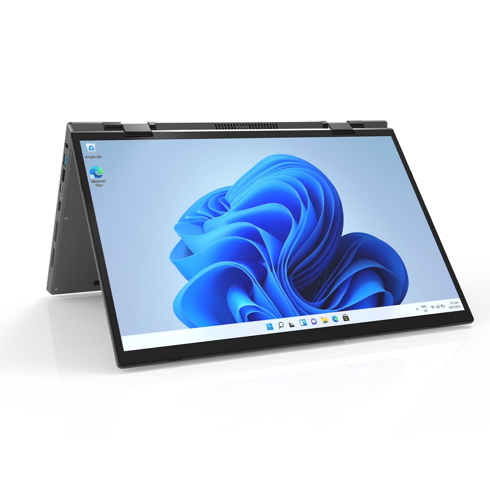 Tuofudun YOGA 2 in 1 Laptop InteI N95, Dual 14 Inch 2.5K Touch Screen, 32GB DDR4 2TB SSD, 360° Flip Convertible Laptop Win 11 Pro