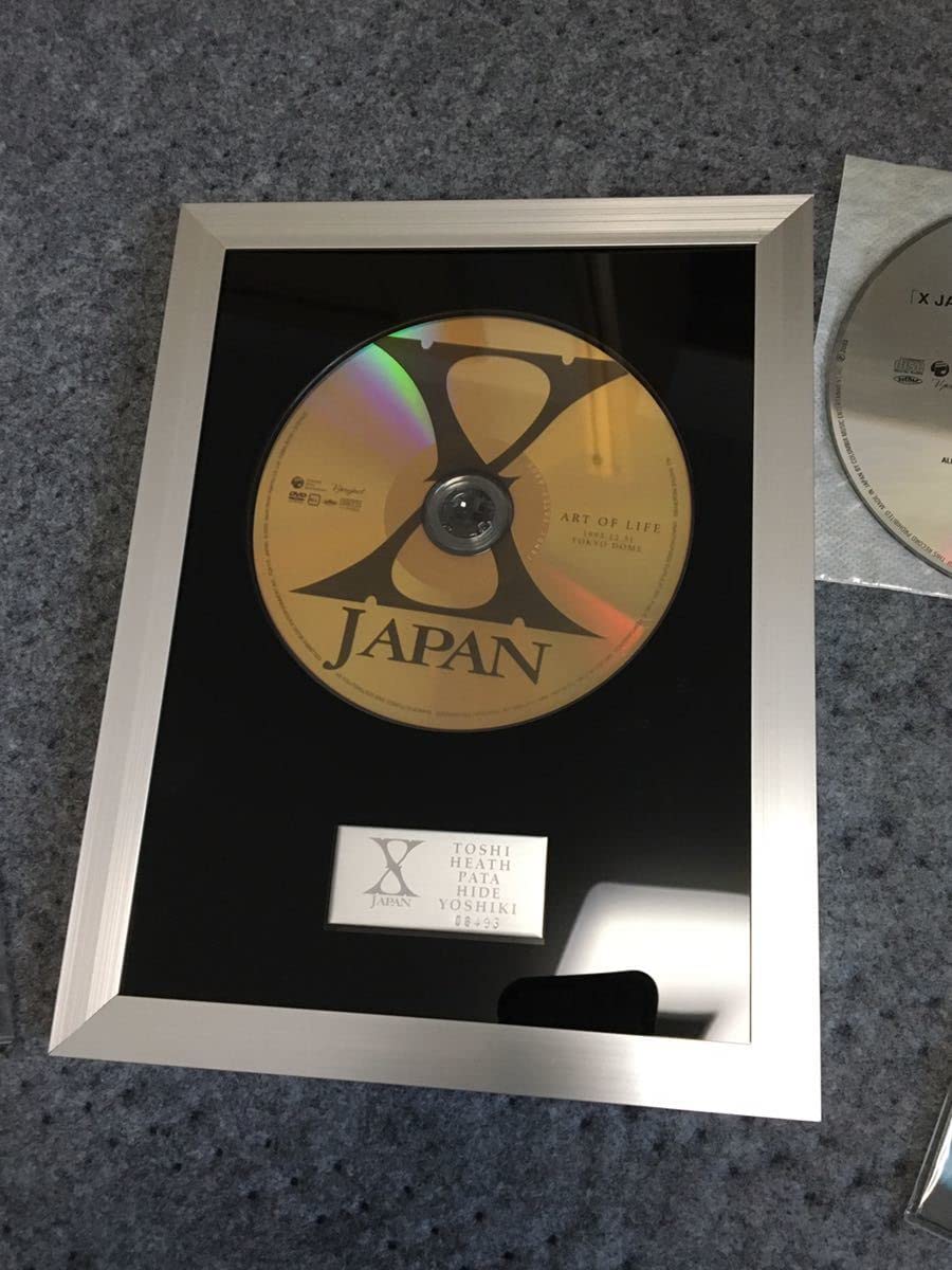 【非売品・貴重】X JAPANライブDVDゴールドディスク Amazon.co.jp: X JAPAN ART OF LIFE ゴールドディスク フレーム絶版