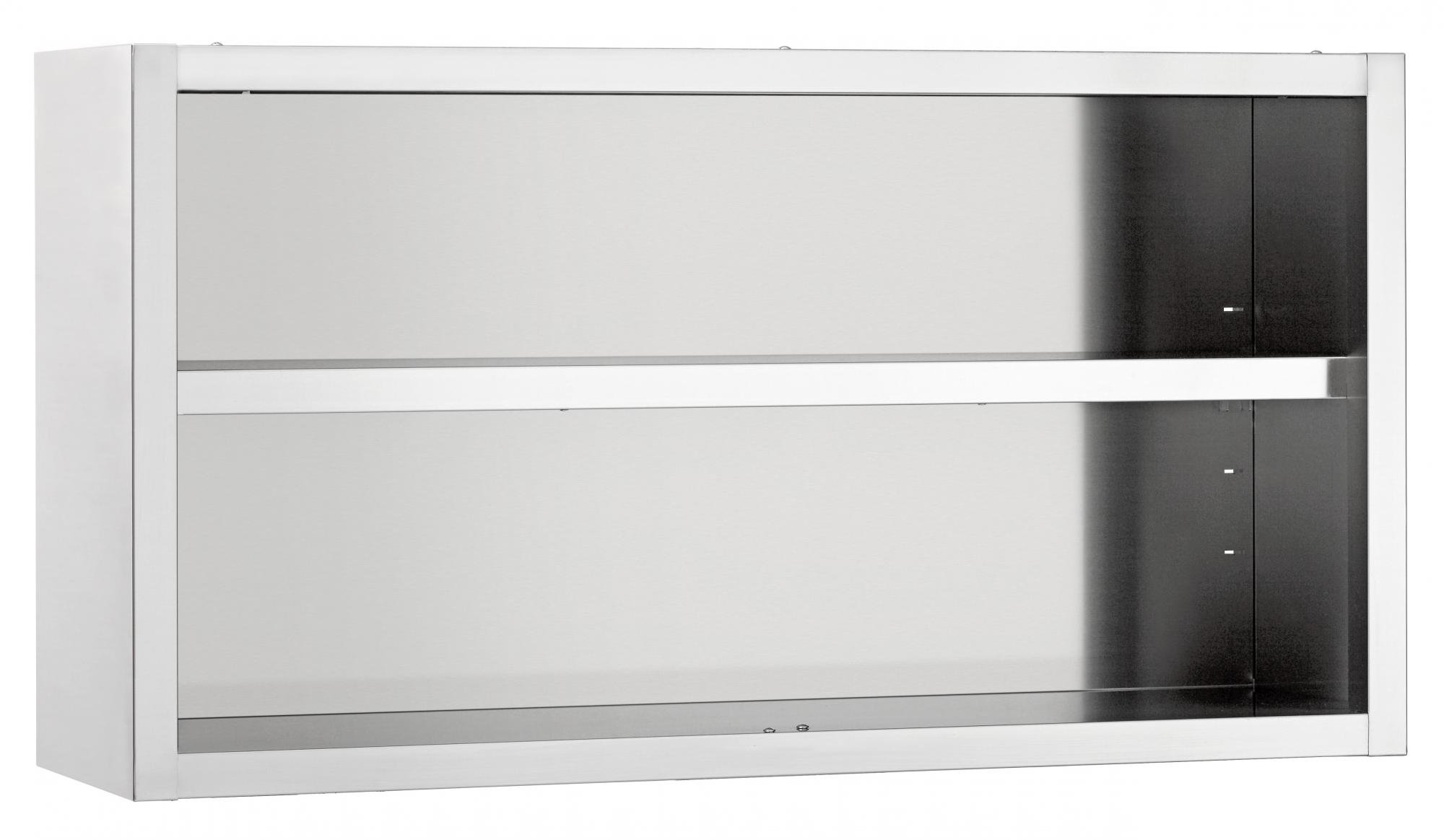 Mobile pensile aperto in acciaio inox, 2000x400x660 - Bartscher 313205