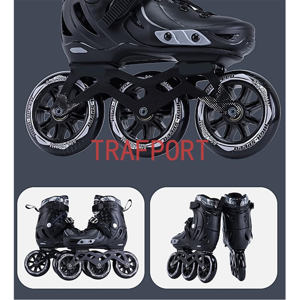 Inline-Skate-Rollen 100 Mm 85a Inline-ersatzrollen Mit ABEC-9 Kugellagern, Langlebig, Inklusive Schraubenschlüssel Blue