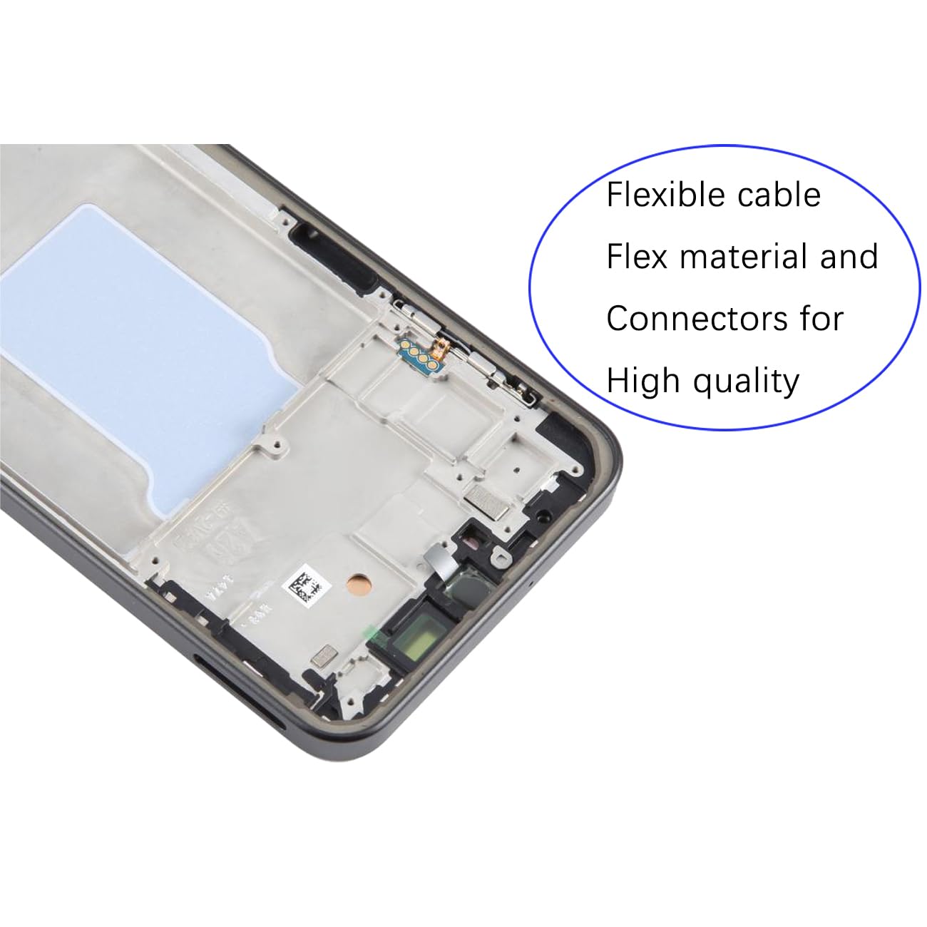 Display LCD per Samsung Galaxy A26 5G A266E A266B A266U TFT LCD Schermo di Ricambio Assembly Kit di Riparazione (Blu con Telaio, Senza Impronta Digitale)