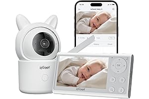 Lumi by Pampers Video Baby Monitor 1080P FHD, Night Vision Motion Detection