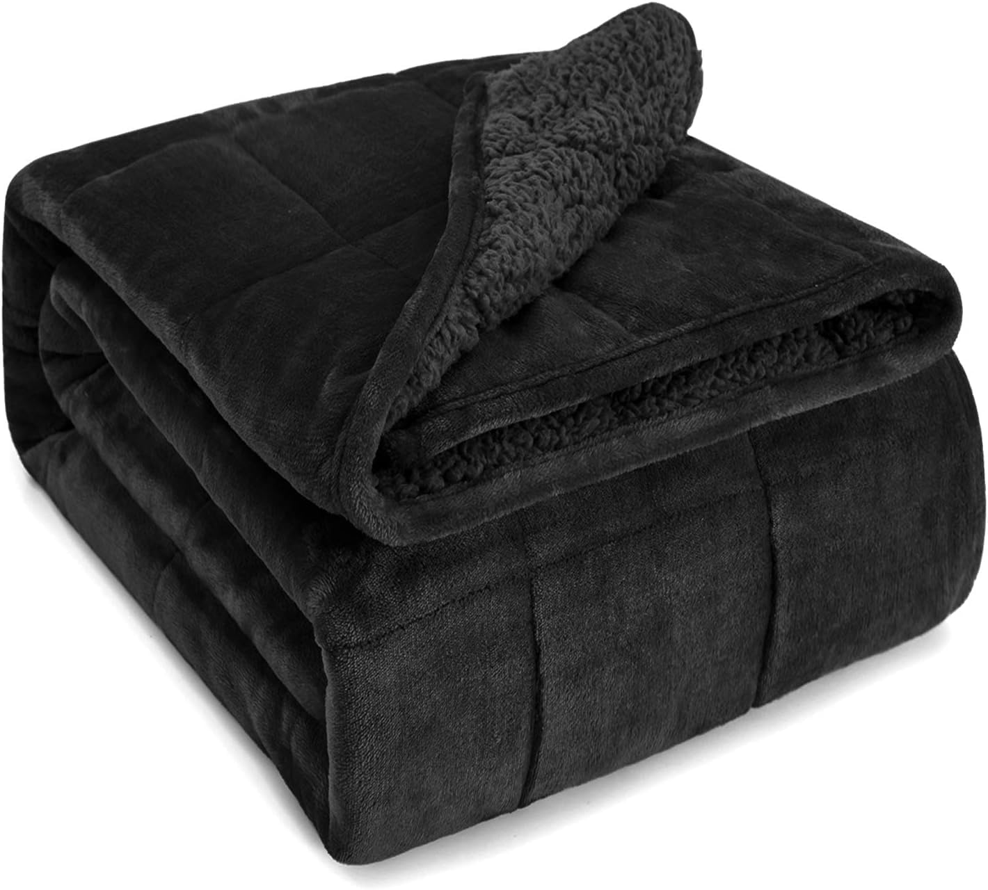 Sivio Weighted Blanket 9kg Black 150x200cm