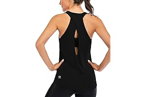 ICTIVE Womens Cross Backless Workout Tank Tops