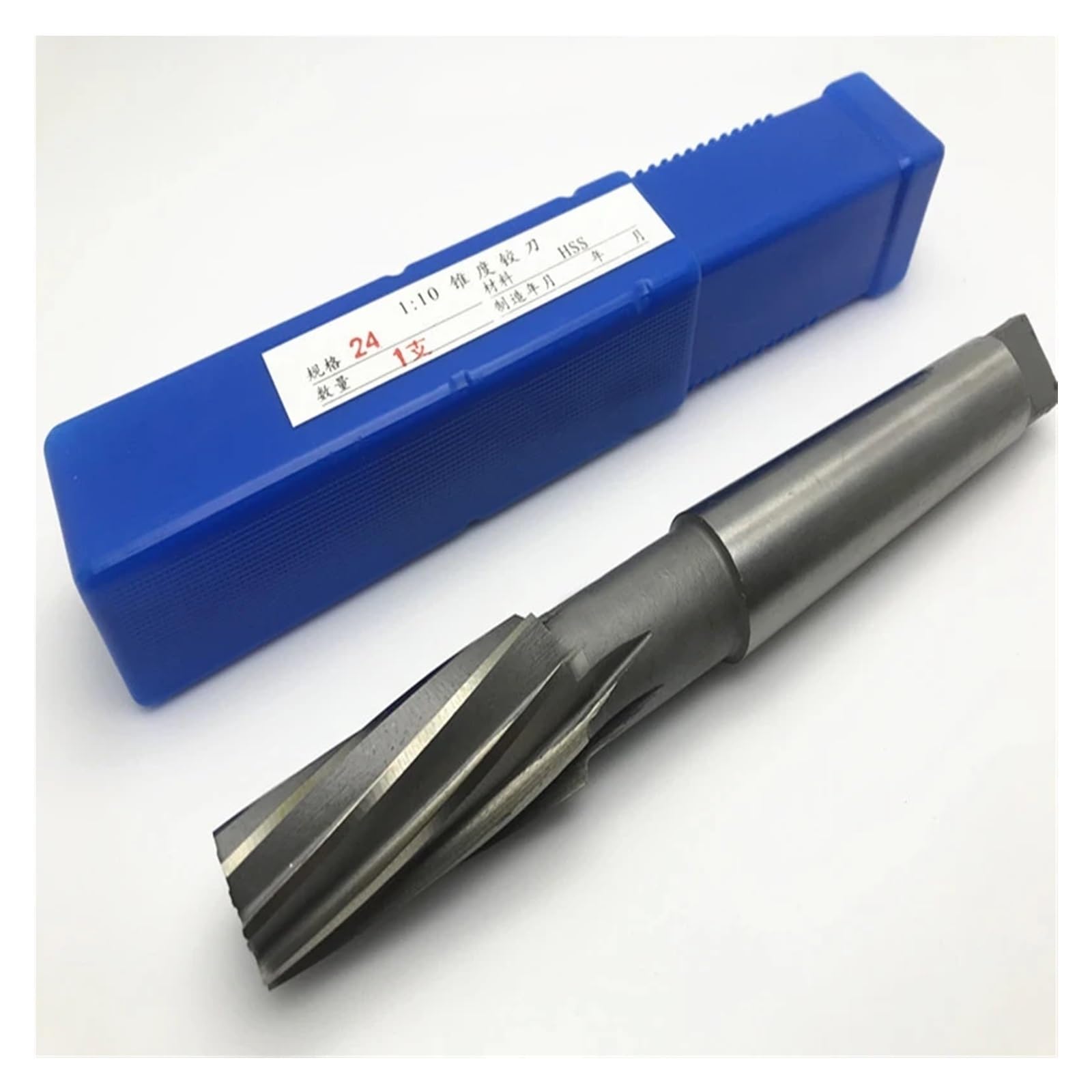 1 pz 1: 10 Alesatore conico HSS H8 con gambo conico Alesatore con mandrino CNC Strumento for trapano for fori in metallo, acciaio e alluminio(Size 32)