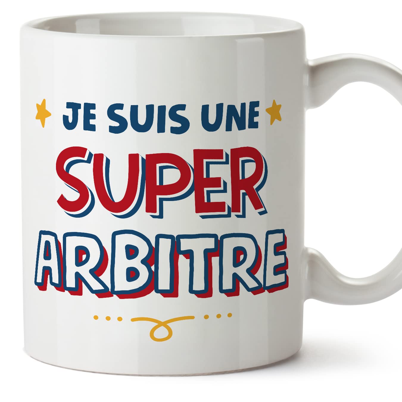 MUGFFINS Referee Woman Mug - in French - Je Suis Super - Funny Gift for Colleagues - Ceramic 11oz Mug — image 1