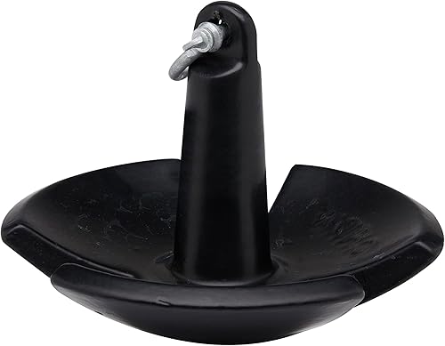 Miniatura 3 de Seachoice River Anchor, hierro fundido recubierto de vinilo negro, 30 libras.