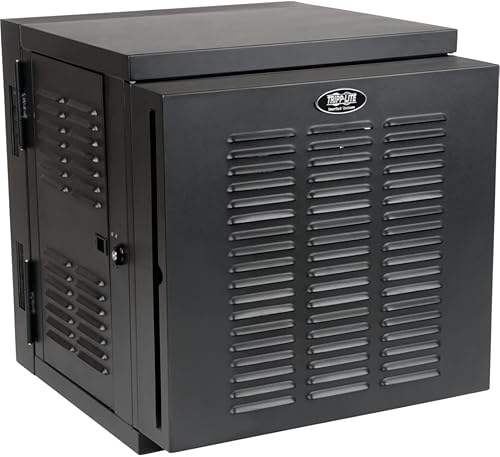 Tripp Lite - SRWX12USNEMA - Caja pequeña para montaje en pared de profundidad de interruptor de 12U para entornos duros, con bisagras