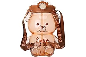 Adorable Bear Straw Bottle: Stay Hydrated with Cuteness