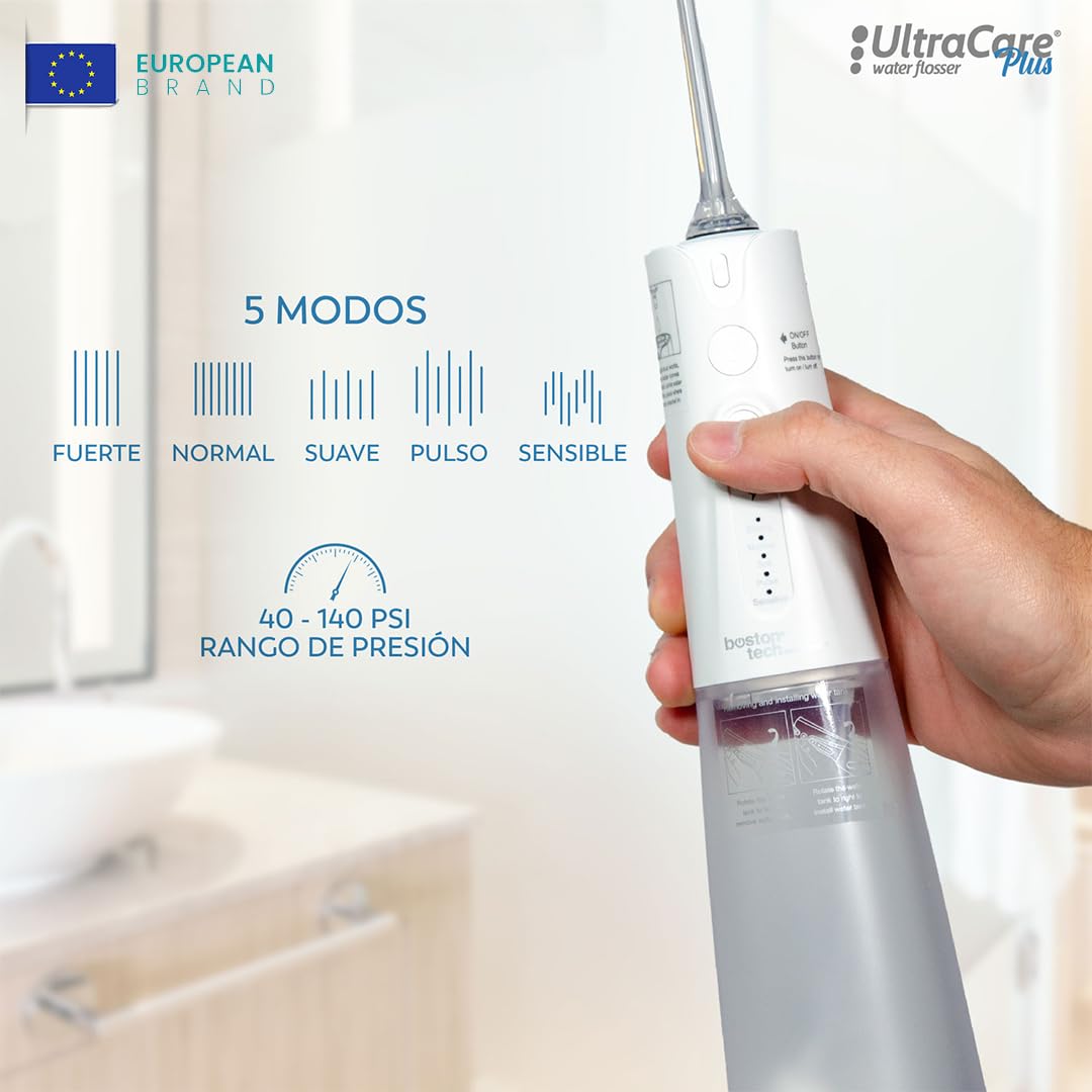 Compra Inteligente: Aquapik® 100 Irrigador dental Sobremesa + Aquapik® Plus en un Pack | Ahorra y Cuida Tu Salud Bucal en Casa y Viaje |Cubre diferentes necesidades bucales | Cuidado Premium