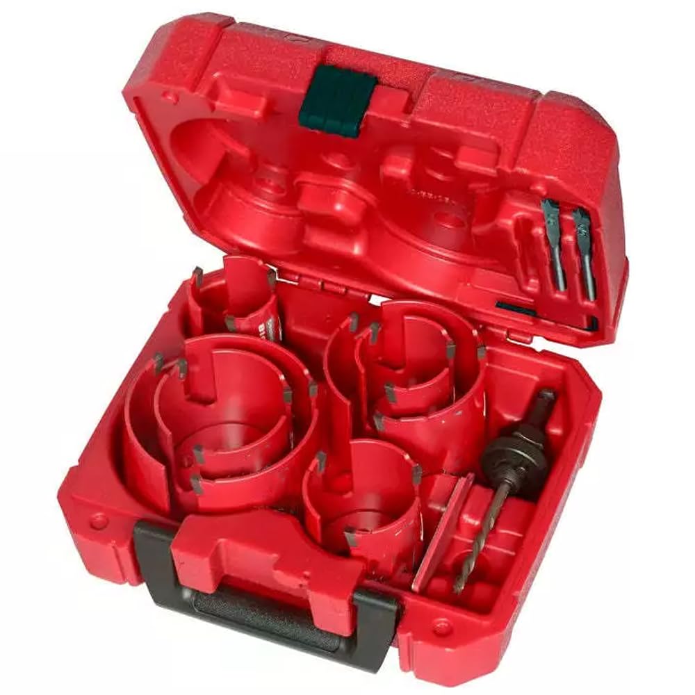 Fits forMilwau kee 49-56-9290 10-Piece Big Hawg Hole Carbide Saw Kit w/Arbor