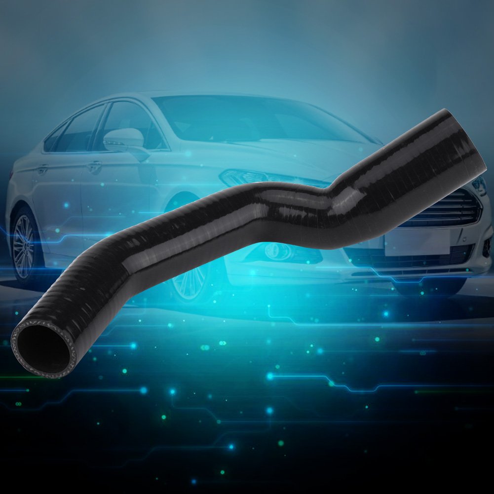 OUKENS Intercooler Turbo Hose Pipe, Car EGR Boost Manguera de silicona para Ford Mondeo MK3 2.0L y 2.2L TDCi 01-07 1222831, Negro