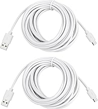 Smays Charger Cord Replacement for Oculus Go, PS4 Controller, Xbox One - Micro USB Extension Cable for Power, 13ft, 2-Pack