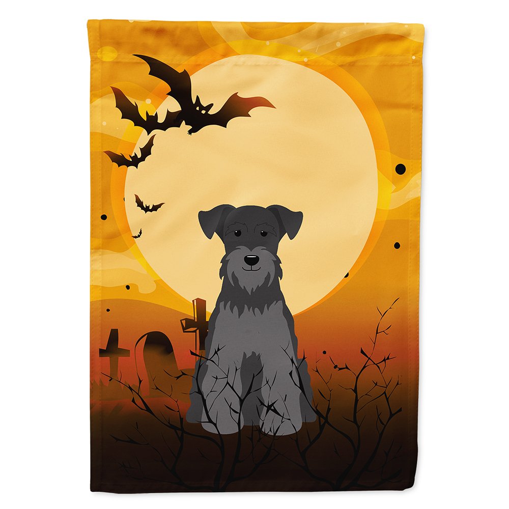 Drapeau de maison Schnauzer noir Halloween Caroline's Treasures BB4317CHF