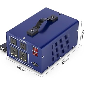 Amazon.co.jp: 2000VA 変圧器 100V 220V アップトランス ダウン
