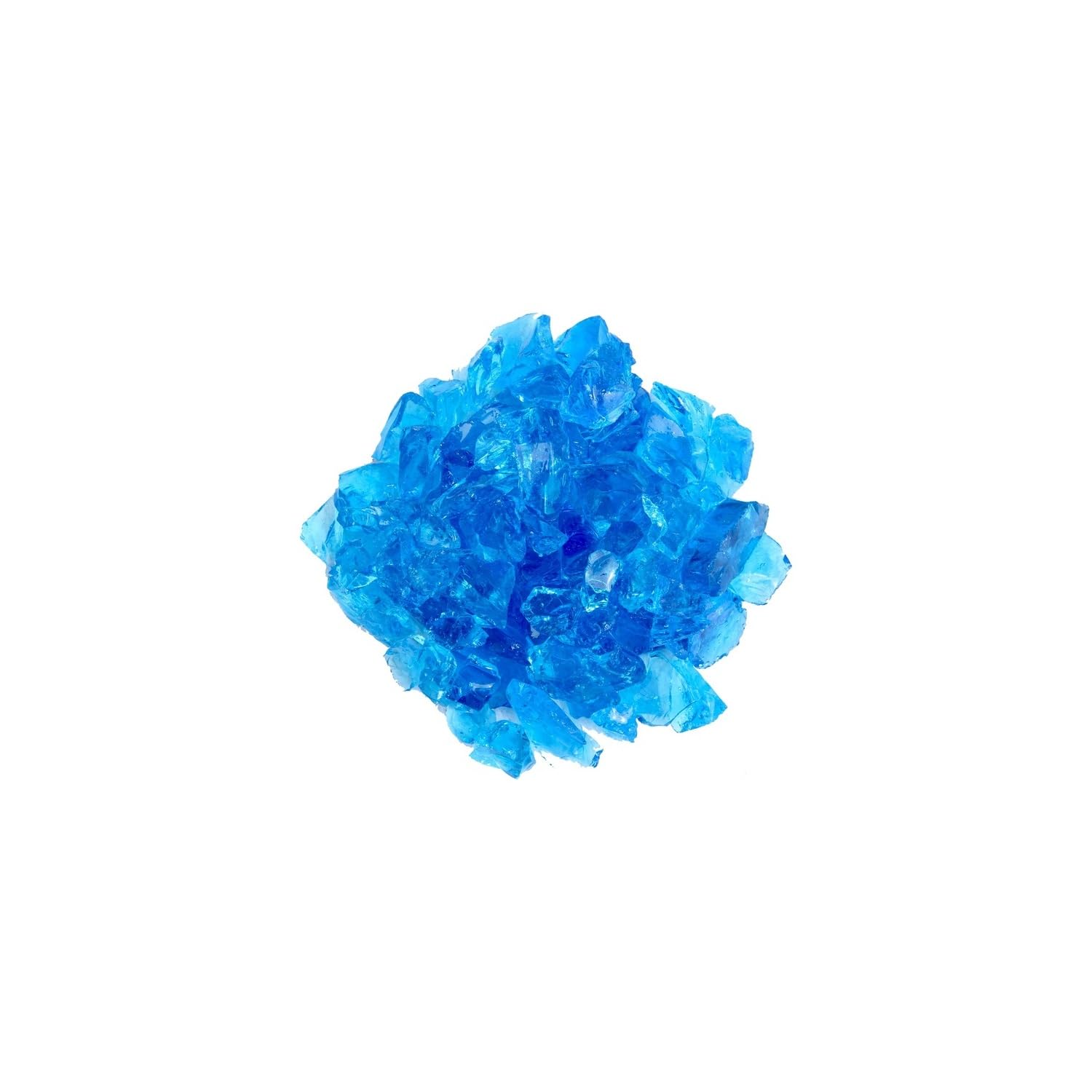 HomeStock Elegant Escape Fire Pit Fire Glass Turquoise, 20 Pounds, 0.5