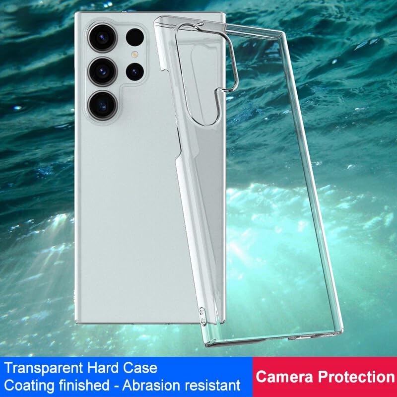 Image of DIZORO Compatible with Samsung Galaxy S23 Ultra 5G Back Cover Case Clear,[ Anti Yellow ][Military Grade Protection] Hard PC Back Cover Transparent
