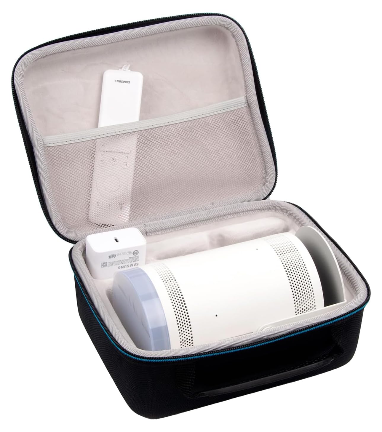 Hartschalen-Reisehülle für Samsung The Freestyle-Projektor, Tragetasche kompatibel mit dem tragbaren Projektor