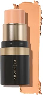 Cover FX Correct Stick Peach Color Corrector Concealer - Shell: Neutralize Darkness & Discoloration (Fair to Light Skin Tones) - Creamy Lightweight Full Coverage