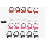 Cobra Chastity Cage Male Penis Lock with 4 Size Cock Ring Discreet Sissy Lightweight Chastity Device Sex Toys(Only 20 Pcs PC Lock,with 2.0 Ring)