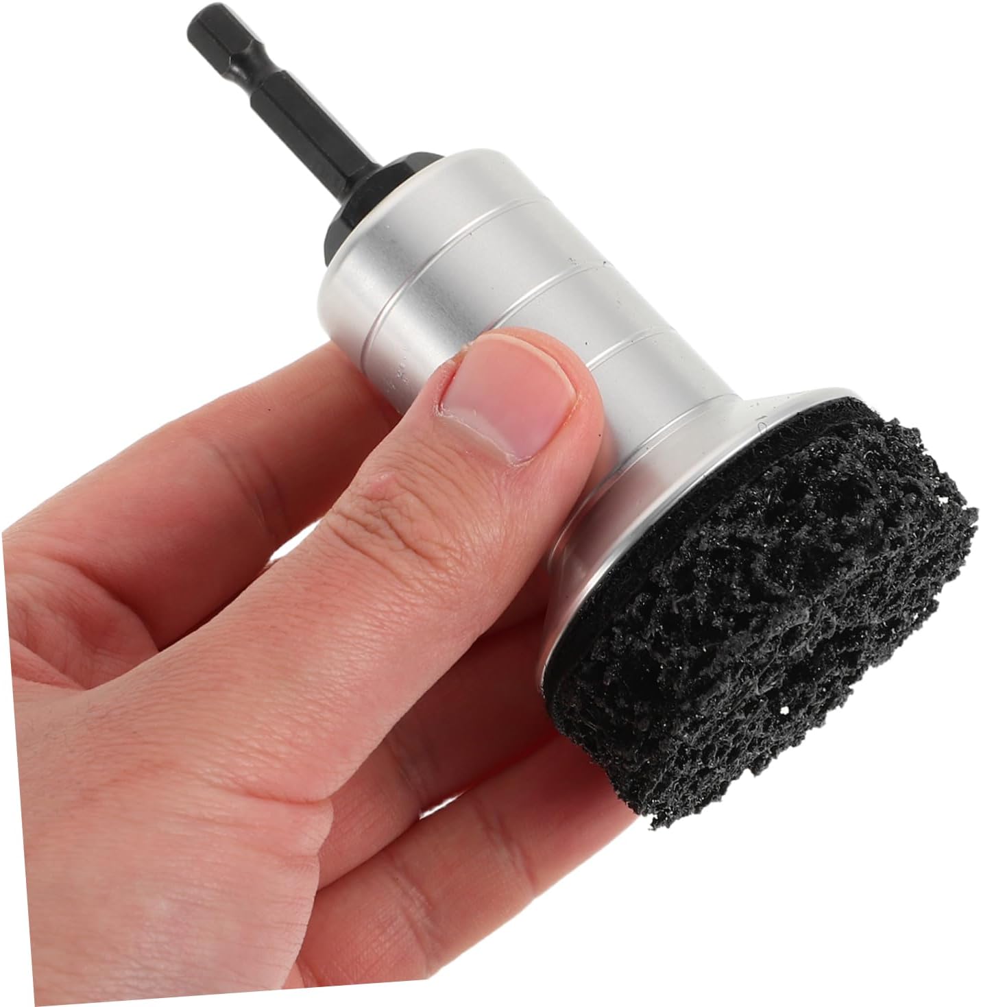 Amosfun Wheel Hub Cleaner Tool Rust Removal Kit with Buffing Pads for and Truck Brake Disc Maintenance Multiuse Polisher for Wheel Studs and Surfaces