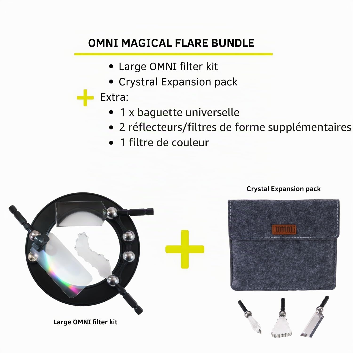 Lensbaby - Omni Magical Flare Bundle - Kit de filtres créatifs - Combinaison du Grand kit de filtres Omni et du Pack d'expansion Crystal