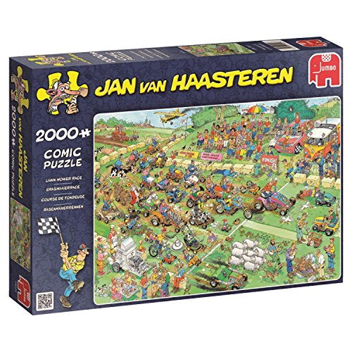 Preisvergleich Produktbild Jumbo 19022 - Jan Van Haasteren - Rasenmäherrennen 2000 Teile