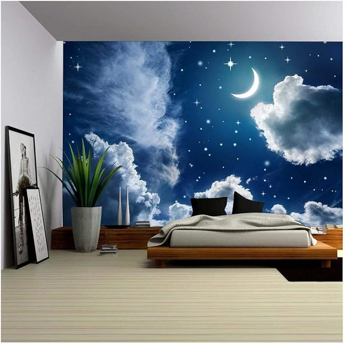 新しいエルメス Ky Louisville 中古 輸入品 未使用 Wallmonkeys Nightscape Wallmonkeys By Decal Wall Stick And Peel 27h X 42w Moon Full With その他 Www Aszoran Hr