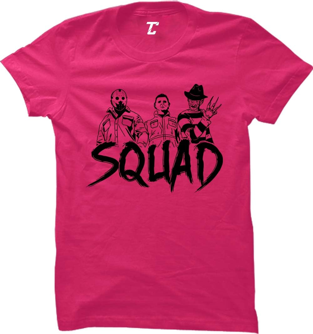 Squad - Horror Movie Icons Jason Freddy Mike Women's T-Shirt