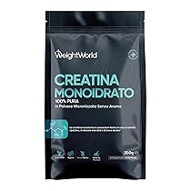 Creatina Monoidrata in Polvere Vegana, 1 Misurino al Giorno, Creatina in Polvere Micronizzata Pura da 300gr con Misurino, 100 Dosi, Pre Workout, Intra e Post Workout, Senza Magnesio Stearato né OGM