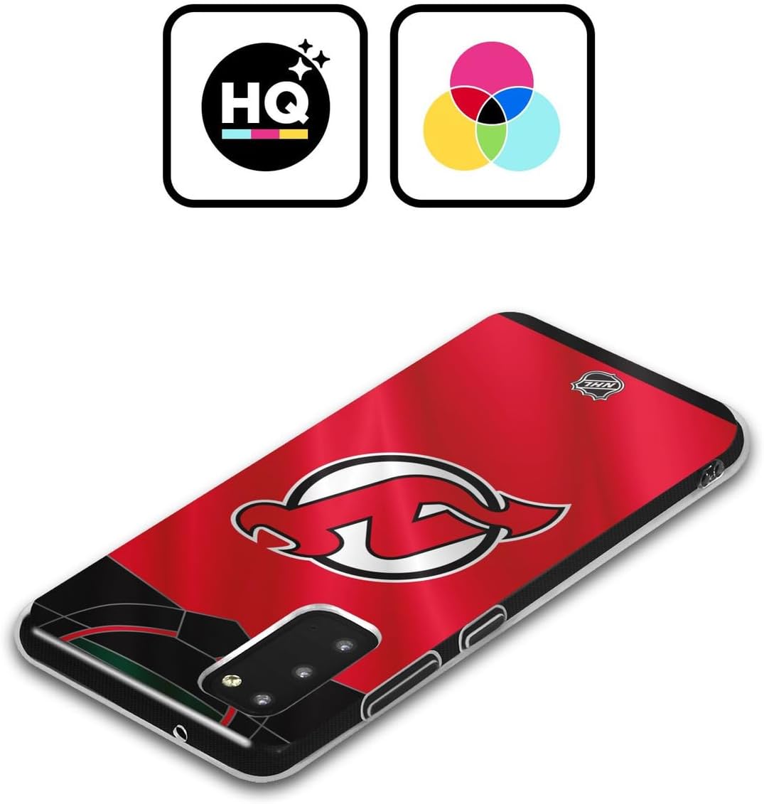 Head Case Designs Officially Licensed NHL Jersey New Jersey Devils Gel Case [Military Grade Protection] Compatible with Samsung Galaxy S25 Ultra and Compatible with MagSafe