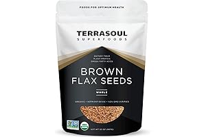 Gluten-free Organic Brown Flax Seeds 2 Pound