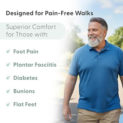 Orthofeet Advantage Orthopedic Mens Pickleball Shoes
