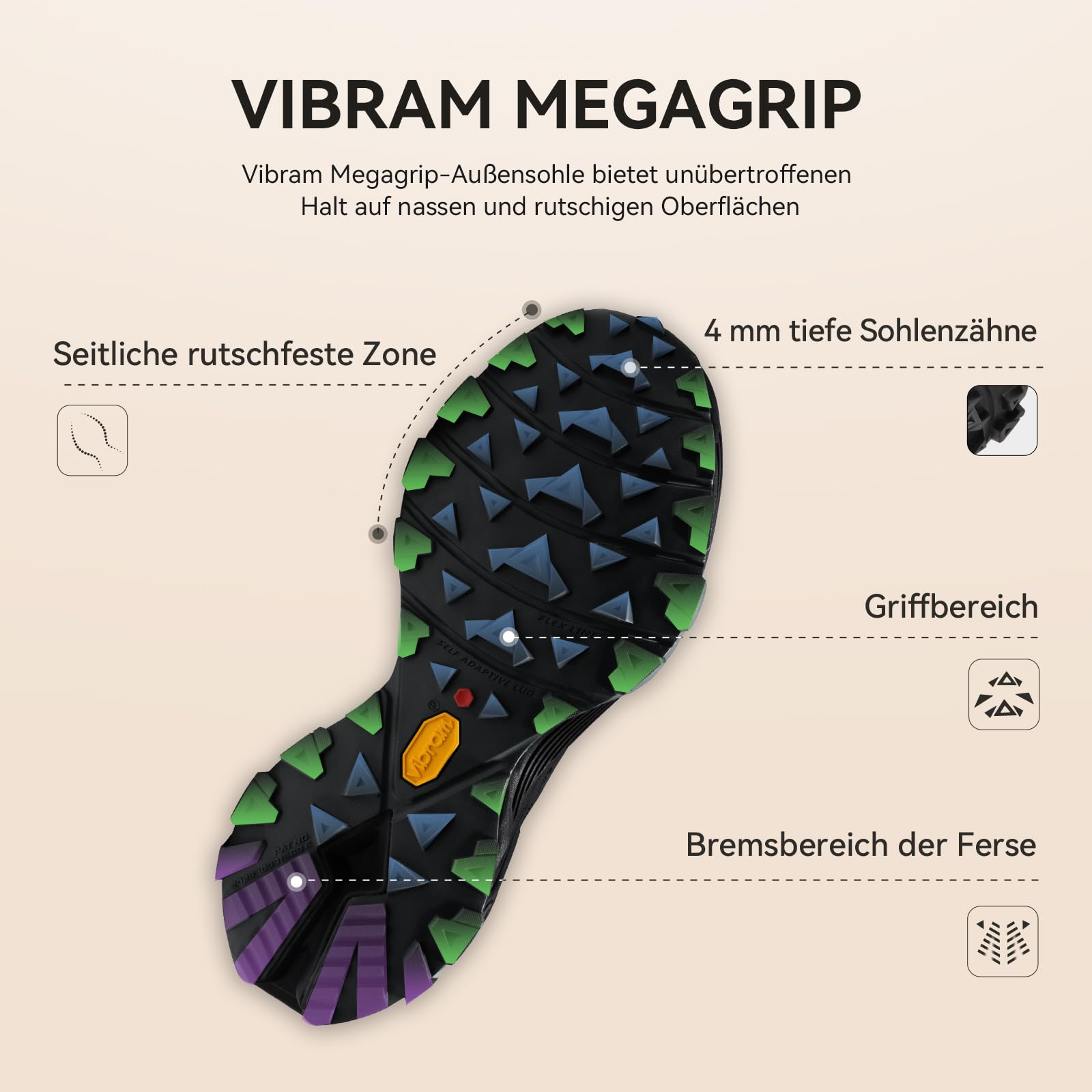KAILAS FUGA EX 3 BOA Chaussures de course légères antidérapantes respirantes pour homme