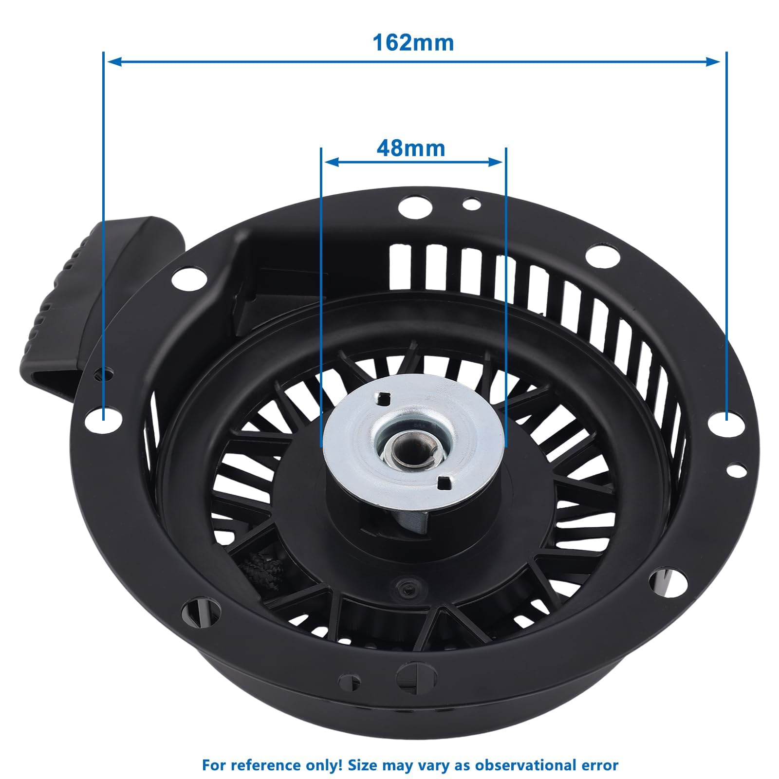 590746 - Motor de arranque de retroceso para cortacésped (repuesto de Tecumseh 590788 590748 590704 OHH50 OHH65 OHH60 HM80 HM90 HM100 OHH60 de 4 ciclos)
